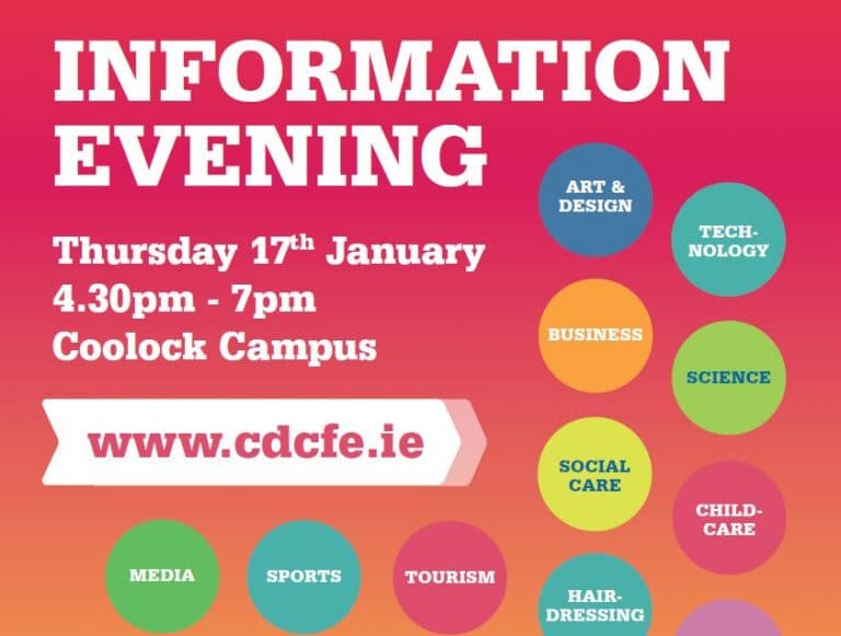 CDCFE Information Evening January 17th