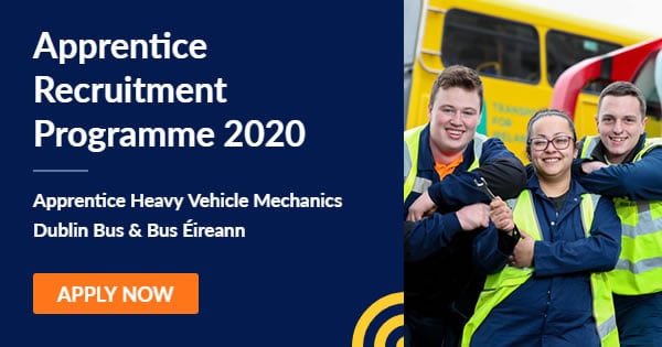 Apply Online for the Bus Éireann Apprentice Recruitment Programme 2020