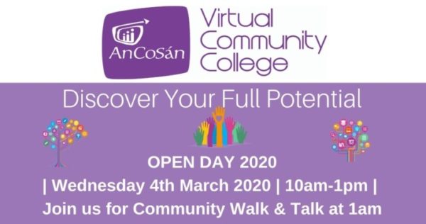 Open Day at An Cosán Virtual Community College
