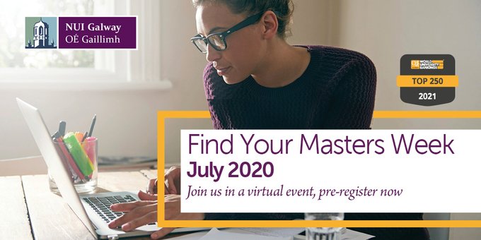 Find Your Masters Week at NUI Galway