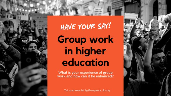 Students, Take Part in Group Work Survey