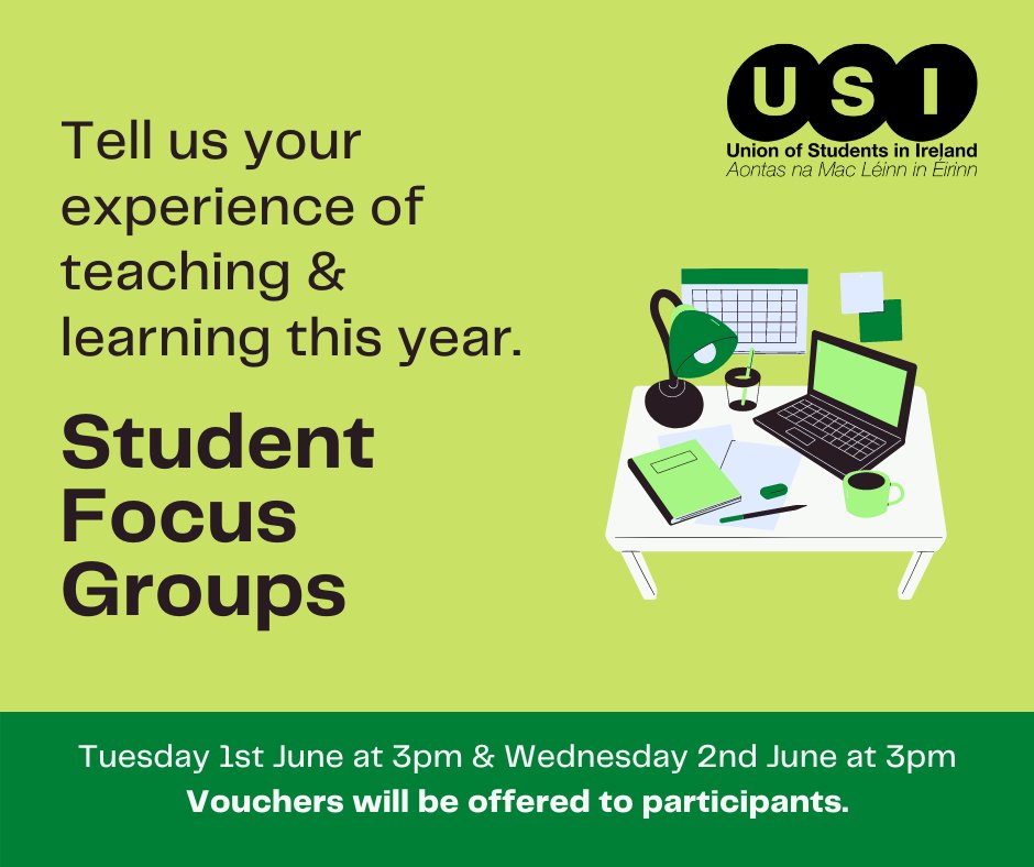 Call For Participants for Student Focus Groups
