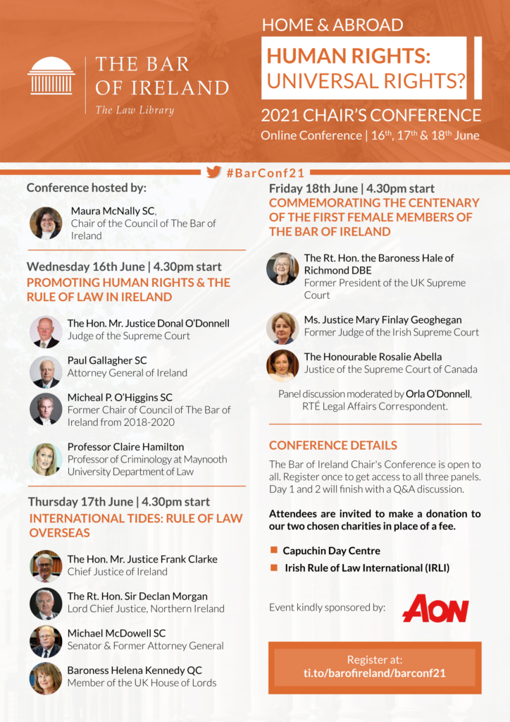 The Bar of Ireland’s Chair’s Conference