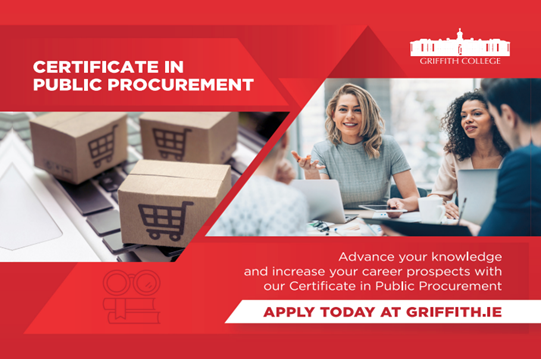 Griffith College’s New Certificate in Public Procurement – Now Enrolling for November 2022