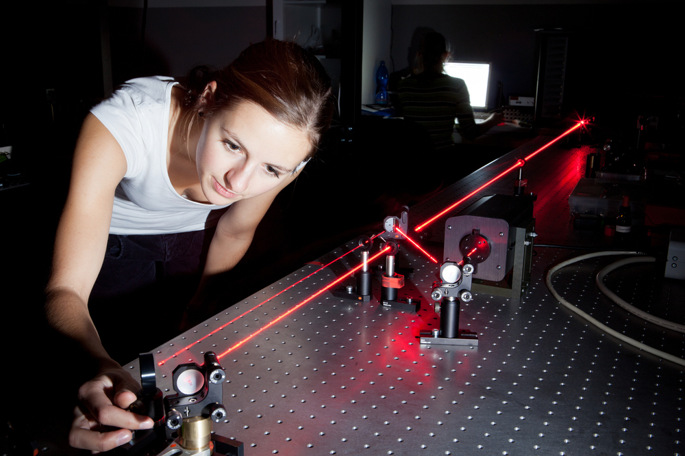female physicist