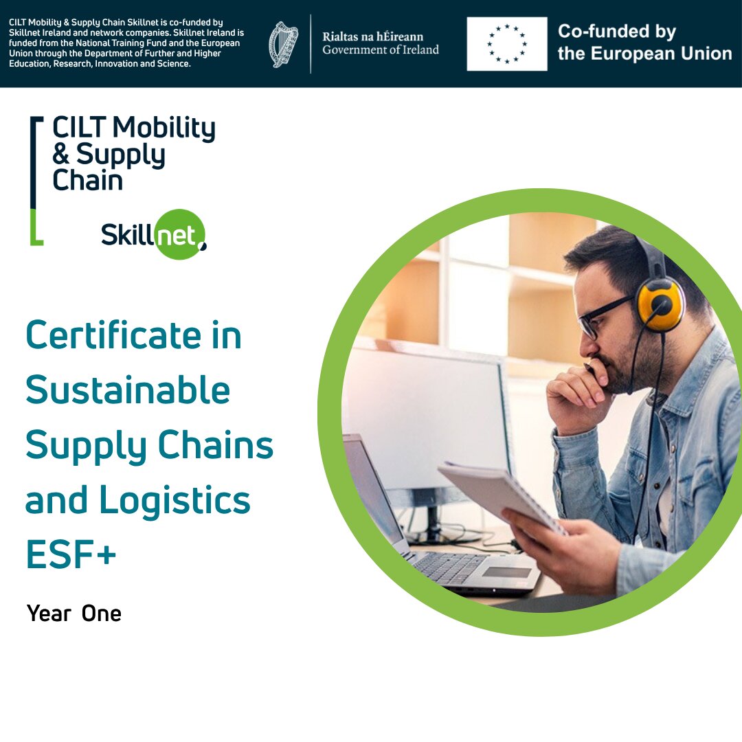 Certificate in Sustainable Supply Chain and Logistics at CIL